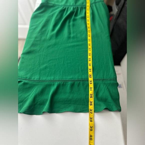 Maeve Green Midi Dress with Ruffle Details - Picture 10 of 13